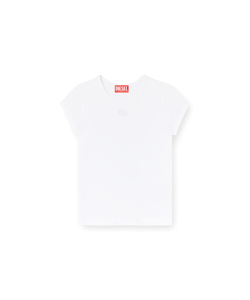 DIESEL(ディーゼル)の「ウィメンズ 半袖トップ T-ANGIE-OD(Tシャツ/カットソー・レディース・ブラック/ブラウン/ホワイト/パープル・LARGE/MEDIUM/X-SMALL/SMALL/X-LARGE)」の8枚目の写真