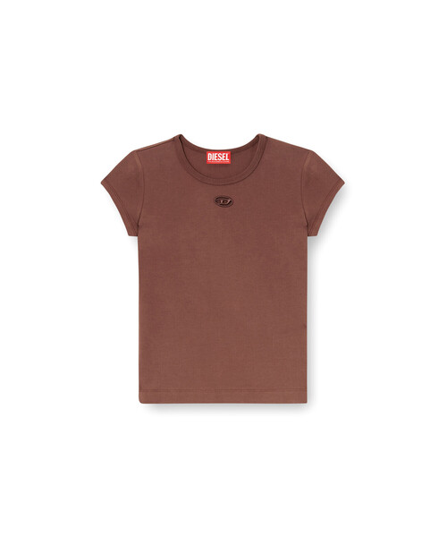 DIESEL(ディーゼル)の「ウィメンズ 半袖トップ T-ANGIE-OD(Tシャツ/カットソー・レディース・ブラック/ブラウン/ホワイト/パープル・LARGE/MEDIUM/X-SMALL/SMALL/X-LARGE)」の12枚目の写真