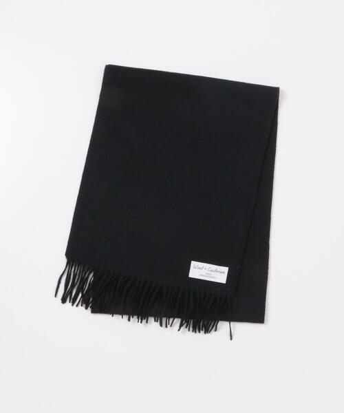 ITEMS URBANRESEARCH（アイテムズ アーバンリサーチ）の「ウール×カシミヤ マフラー（マフラー・メンズ・ブラック/オレンジ・-）」の9枚目の写真