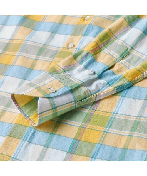 EDWARDMAX(エドワードマックス)の「マルチカラー チェックシャツ(グリーン)(シャツ/ブラウス・メンズ・その他・M/L/XL)」の4枚目の写真
