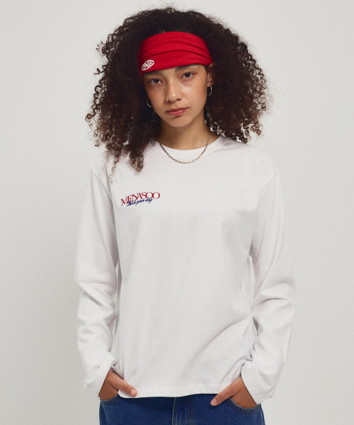 MENASOO（ミナス）の「Menasoo Hearttrack Long Sleeve T Shirt_White（Tシャツ/カットソー・レディース・ホワイト・F）」の11枚目の写真