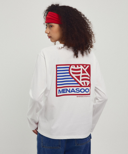 MENASOO（ミナス）の「Menasoo Hearttrack Long Sleeve T Shirt_White（Tシャツ/カットソー・レディース・ホワイト・F）」の13枚目の写真