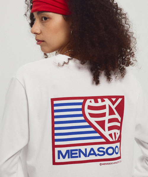 MENASOO（ミナス）の「Menasoo Hearttrack Long Sleeve T Shirt_White（Tシャツ/カットソー・レディース・ホワイト・F）」の14枚目の写真