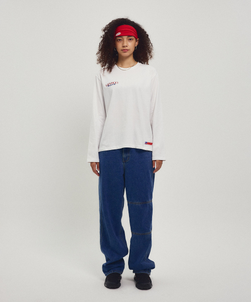 MENASOO（ミナス）の「Menasoo Hearttrack Long Sleeve T Shirt_White（Tシャツ/カットソー・レディース・ホワイト・F）」の18枚目の写真