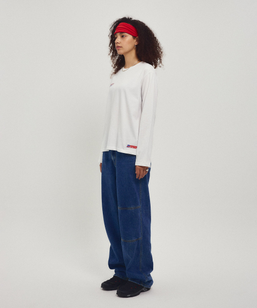 MENASOO（ミナス）の「Menasoo Hearttrack Long Sleeve T Shirt_White（Tシャツ/カットソー・レディース・ホワイト・F）」の19枚目の写真