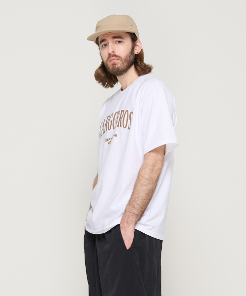 CARGOBROS(カーゴブロス)の「アーチロゴオーバー半袖Tシャツ(ホワイト)(Tシャツ/カットソー・メンズ・その他・L/2XL/XL/S/M)」の2枚目の写真