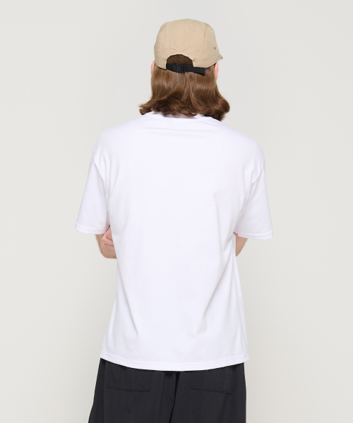 CARGOBROS(カーゴブロス)の「アーチロゴオーバー半袖Tシャツ(ホワイト)(Tシャツ/カットソー・メンズ・その他・L/2XL/XL/S/M)」の3枚目の写真
