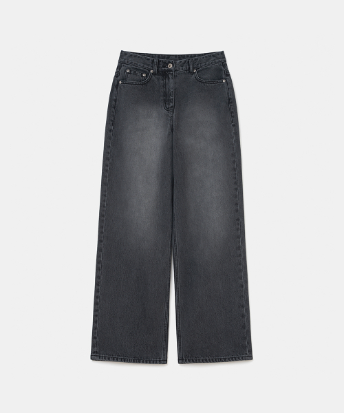 UNIFORM BRIDGE(ユニフォームブリッジ)の「denim pants wide fit 12oz(womens) black(デニムパンツ・メンズ・その他・S/M)」の2枚目の写真