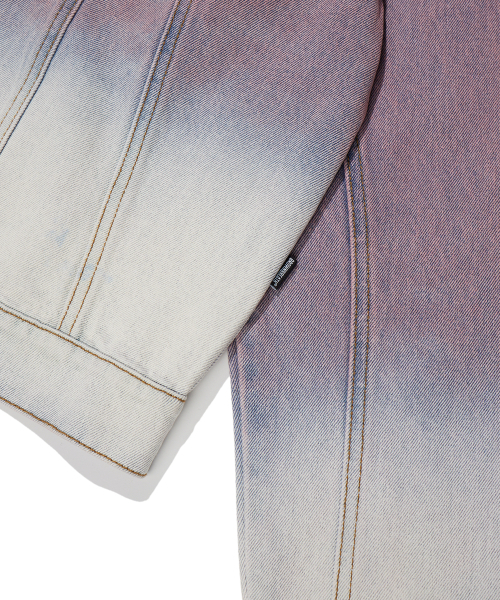 BROWNBREATH(ブラウンブレス)の「GRADATION DENIM JACKET - INDY PINK(デニムジャケット・レディース・その他・L/M/XL)」の9枚目の写真