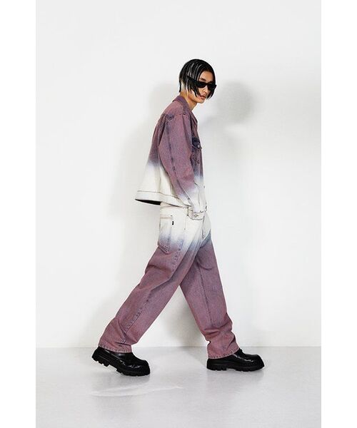 BROWNBREATH(ブラウンブレス)の「GRADATION DENIM JACKET - INDY PINK(デニムジャケット・レディース・その他・L/M/XL)」の6枚目の写真