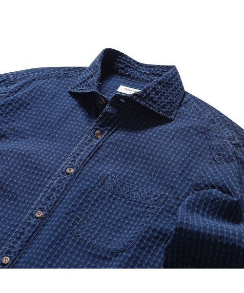 PRODESHIRT（プロデシャツ）の「[レギュラー] ロイヤルヴィンテージビジューデニムシャツ (セルリアンブルー)（シャツ/ブラウス・メンズ・その他・M/L）」の3枚目の写真