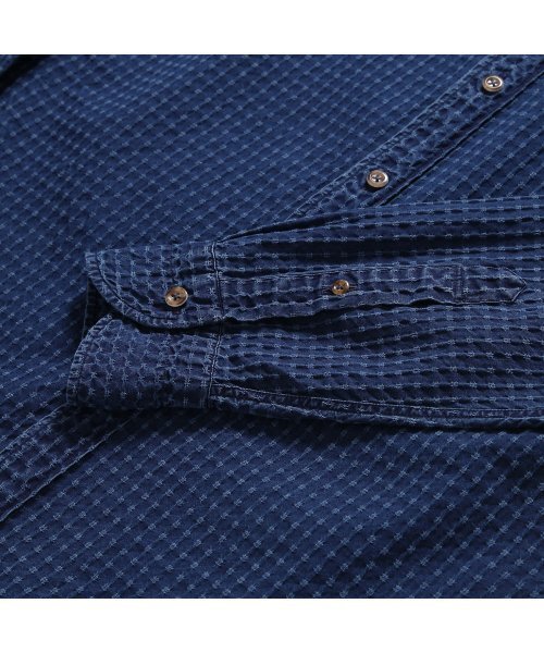 PRODESHIRT（プロデシャツ）の「[レギュラー] ロイヤルヴィンテージビジューデニムシャツ (セルリアンブルー)（シャツ/ブラウス・メンズ・その他・M/L）」の5枚目の写真