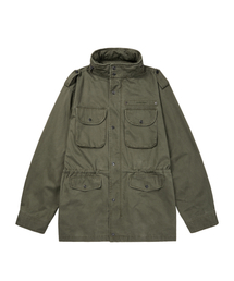 セール】Nova Drawstring Field Jacket (Khaki)（ミリタリージャケット