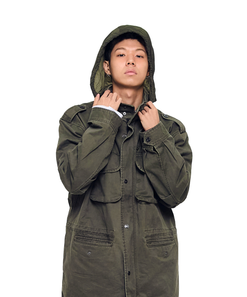 AAKAM(アーカム)の「Washed Field Jacket (Khaki)(ミリタリージャケット・レディース・その他・1/2)」の9枚目の写真