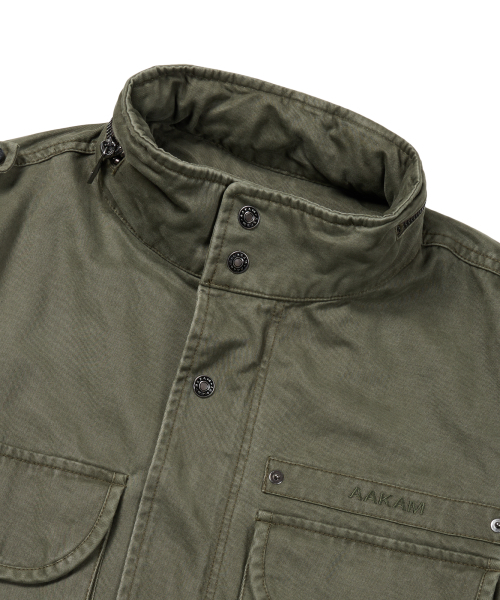 AAKAM(アーカム)の「Washed Field Jacket (Khaki)(ミリタリージャケット・レディース・その他・1/2)」の13枚目の写真