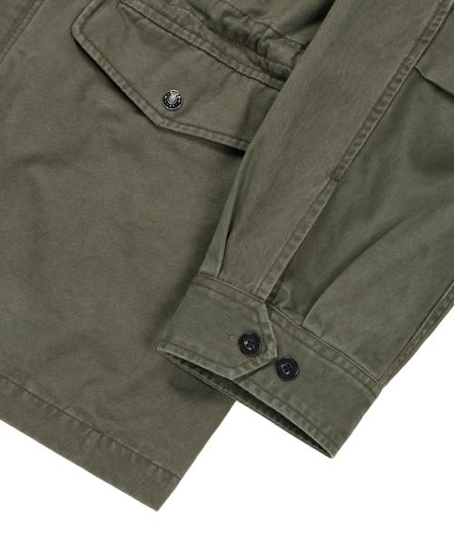 AAKAM(アーカム)の「Washed Field Jacket (Khaki)(ミリタリージャケット・レディース・その他・1/2)」の15枚目の写真