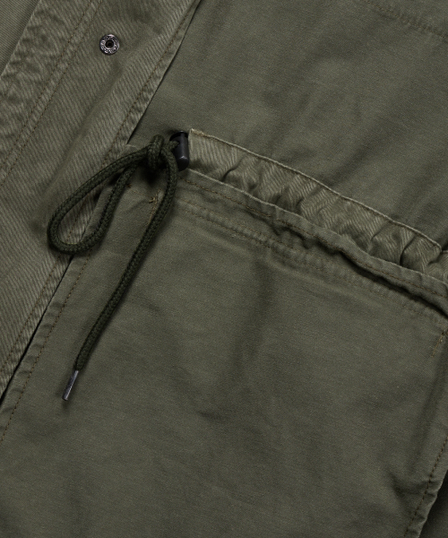 AAKAM(アーカム)の「Washed Field Jacket (Khaki)(ミリタリージャケット・レディース・その他・1/2)」の16枚目の写真