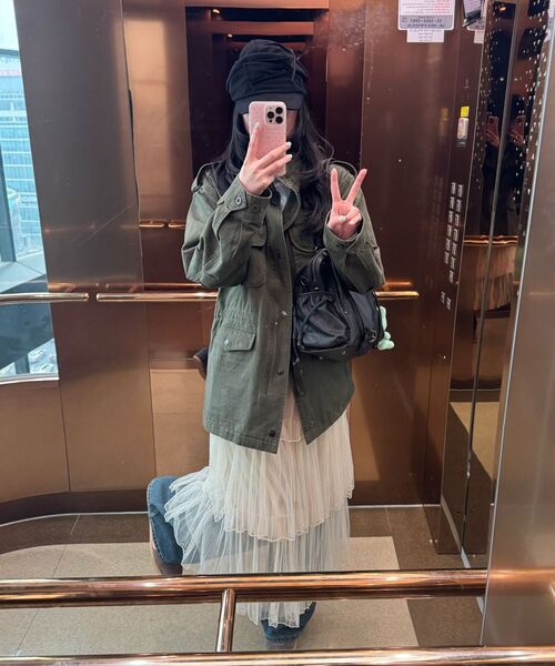 AAKAM(アーカム)の「Washed Field Jacket (Khaki)(ミリタリージャケット・レディース・その他・1/2)」の19枚目の写真