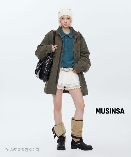 AAKAM(アーカム)の「Washed Field Jacket (Khaki)(ミリタリージャケット・レディース・その他・1/2)」の21枚目の写真