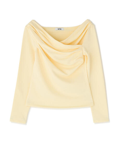 FREE'S MART(フリーズマート)の「◆〈MFM〉オフショルミニ裏毛カットソー(Tシャツ/カットソー・レディース・ホワイト/グレー系その他/イエロー・FREE)」の12枚目の写真