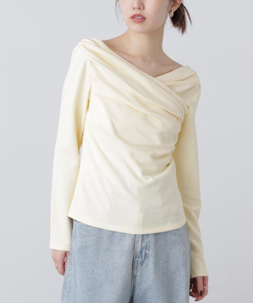 FREE'S MART(フリーズマート)の「◆〈MFM〉オフショルミニ裏毛カットソー(Tシャツ/カットソー・レディース・ホワイト/グレー系その他/イエロー・FREE)」の20枚目の写真