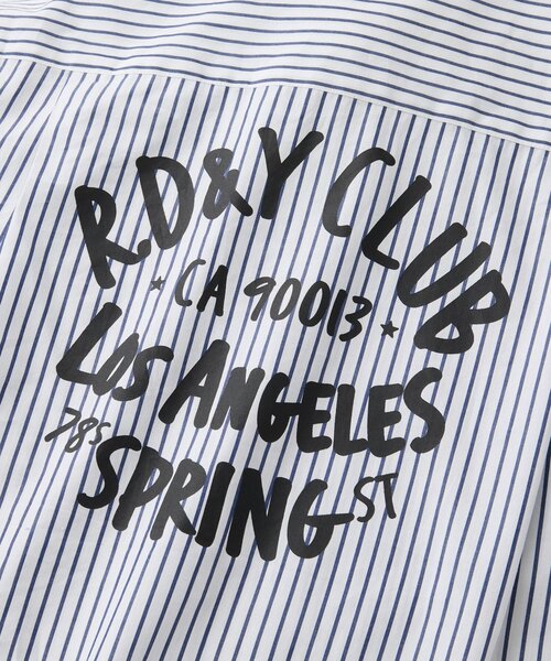 RIVE DROITE（リヴドロワ）の「【インフルエンサーYossshiiii企画】バックロゴワイドシャツ（シャツ/ブラウス・レディース・サックスブルー/ホワイト/ピンク・FREE）」の14枚目の写真