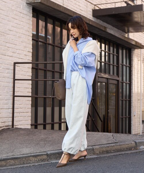 RIVE DROITE（リヴドロワ）の「【インフルエンサーYossshiiii企画】バックロゴワイドシャツ（シャツ/ブラウス・レディース・サックスブルー/ホワイト/ピンク・FREE）」の16枚目の写真