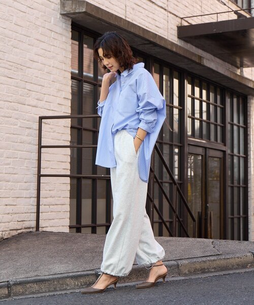 RIVE DROITE（リヴドロワ）の「【インフルエンサーYossshiiii企画】バックロゴワイドシャツ（シャツ/ブラウス・レディース・サックスブルー/ホワイト/ピンク・FREE）」の17枚目の写真