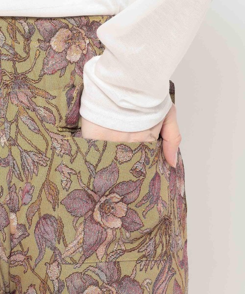 mysty woman（ミスティウーマン）の「花柄ゴブランパンツ　659243（その他パンツ・レディース・ベージュ/ブルー・FREE）」の15枚目の写真