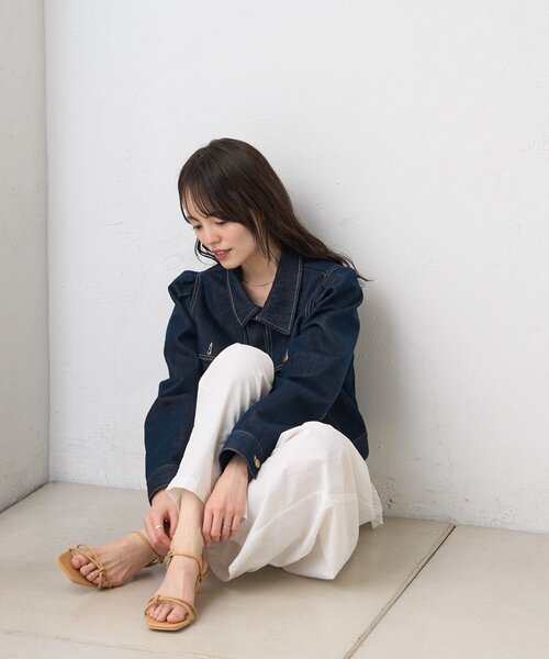 mystic（ミスティック）の「クロスストラップヒールサンダル（サンダル・レディース・シルバー/ベージュ/レッド・37/36/38）」の9枚目の写真