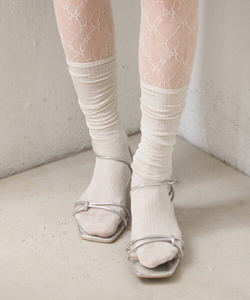 mystic（ミスティック）の「クロスストラップヒールサンダル（サンダル・レディース・シルバー/ベージュ/レッド・37/36/38）」の19枚目の写真