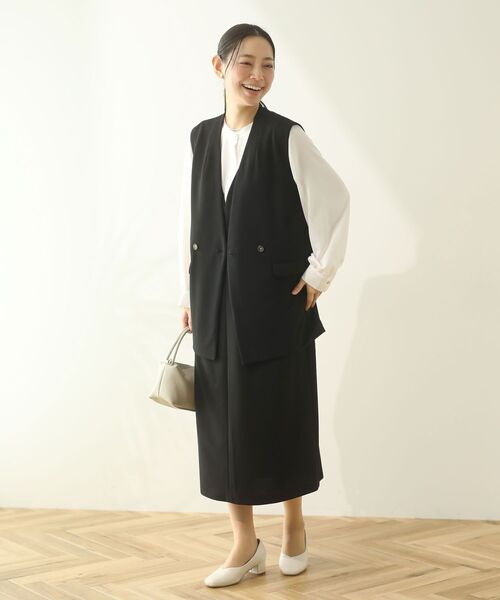 Green　Parks（グリーンパークス）の「すぐラクパンプス（パンプス・レディース・アイボリー/ブラック・M/S/L）」の7枚目の写真