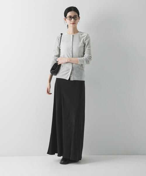 URBAN RESEARCH（アーバンリサーチ）の「シアーフロッキーコンパクトカーディガン（カーディガン/ボレロ・レディース・ピンク/ライトグレー/カーキ・FREE）」の19枚目の写真