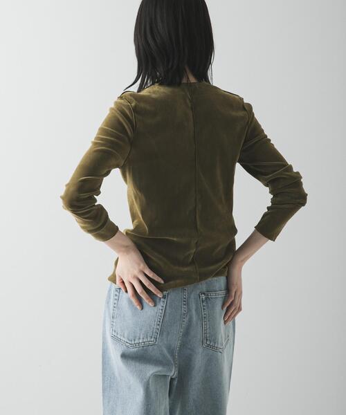 URBAN RESEARCH（アーバンリサーチ）の「シアーフロッキーコンパクトカーディガン（カーディガン/ボレロ・レディース・ピンク/ライトグレー/カーキ・FREE）」の16枚目の写真