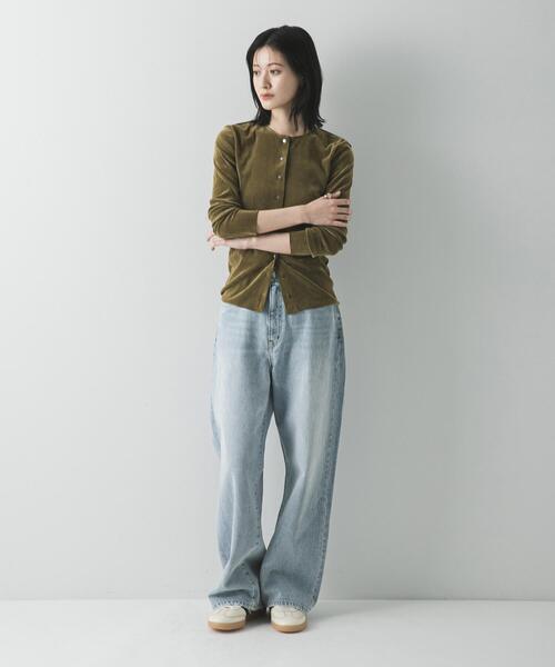 URBAN RESEARCH（アーバンリサーチ）の「シアーフロッキーコンパクトカーディガン（カーディガン/ボレロ・レディース・ピンク/ライトグレー/カーキ・FREE）」の19枚目の写真