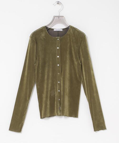 URBAN RESEARCH（アーバンリサーチ）の「シアーフロッキーコンパクトカーディガン（カーディガン/ボレロ・レディース・ピンク/ライトグレー/カーキ・FREE）」の20枚目の写真