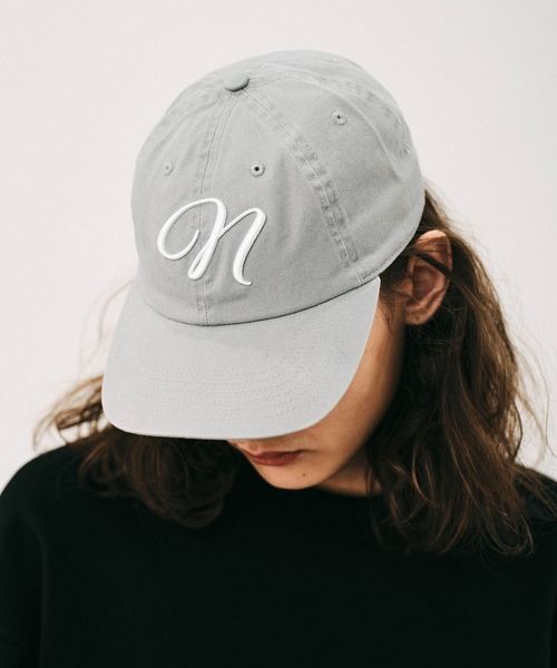 NOISE MAKER（ノイズメーカー）の「クラシックNロゴ立体刺繍キャップ（キャップ・レディース・グレー/ブラック/ベージュ/ホワイト・FREE）」の3枚目の写真