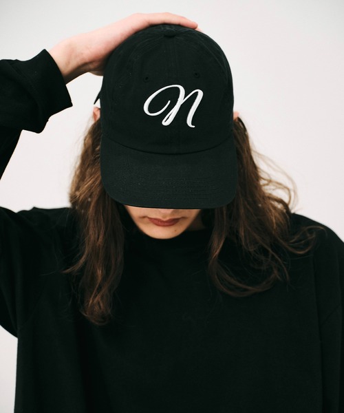 NOISE MAKER（ノイズメーカー）の「クラシックNロゴ立体刺繍キャップ（キャップ・レディース・グレー/ブラック/ベージュ/ホワイト・FREE）」の2枚目の写真