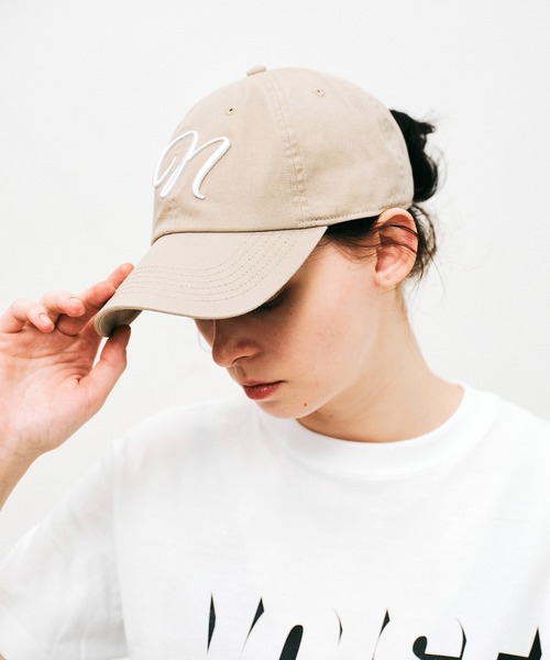 NOISE MAKER（ノイズメーカー）の「クラシックNロゴ立体刺繍キャップ（キャップ・レディース・グレー/ブラック/ベージュ/ホワイト・FREE）」の19枚目の写真