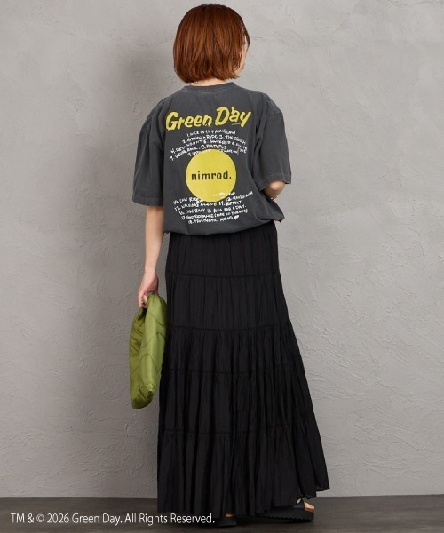 GOOD ROCK SPEED（グッドロックスピード）の「[GOOD ROCK SPEED/グッドロックスピード] 別注 GREEN DAY ロックプリントTシャツ(NIMOROD)【追加】（Tシャツ/カットソー・レディース・チャコールグレー・M/L/XL）」の7枚目の写真