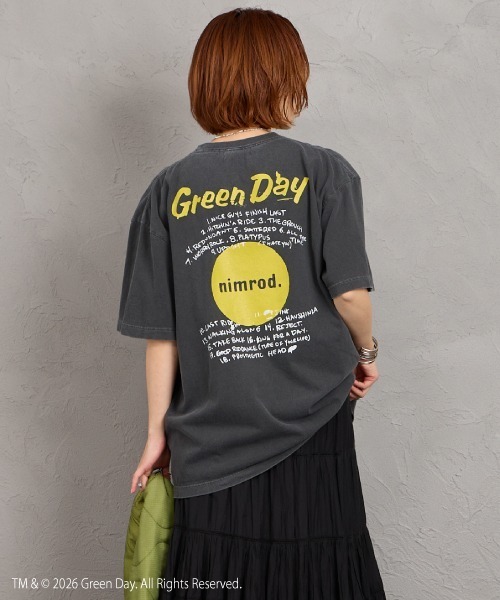 GOOD ROCK SPEED（グッドロックスピード）の「[GOOD ROCK SPEED/グッドロックスピード] 別注 GREEN DAY ロックプリントTシャツ(NIMOROD)【追加】（Tシャツ/カットソー・レディース・チャコールグレー・M/L/XL）」の10枚目の写真