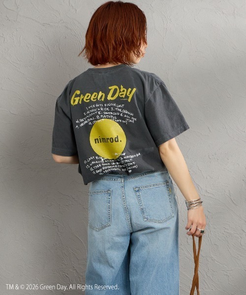 GOOD ROCK SPEED（グッドロックスピード）の「[GOOD ROCK SPEED/グッドロックスピード] 別注 GREEN DAY ロックプリントTシャツ(NIMOROD)【追加】（Tシャツ/カットソー・レディース・チャコールグレー・M/L/XL）」の17枚目の写真