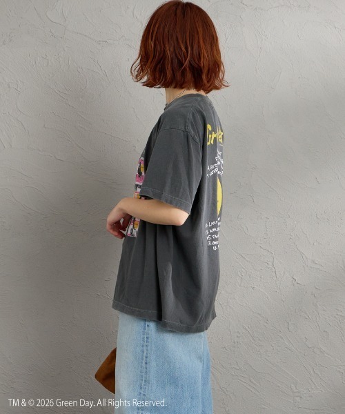 GOOD ROCK SPEED（グッドロックスピード）の「[GOOD ROCK SPEED/グッドロックスピード] 別注 GREEN DAY ロックプリントTシャツ(NIMOROD)【追加】（Tシャツ/カットソー・レディース・チャコールグレー・M/L/XL）」の19枚目の写真