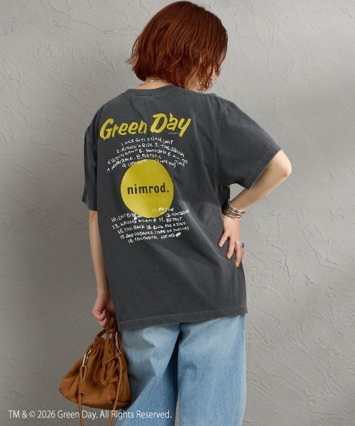 GOOD ROCK SPEED（グッドロックスピード）の「[GOOD ROCK SPEED/グッドロックスピード] 別注 GREEN DAY ロックプリントTシャツ(NIMOROD)【追加】（Tシャツ/カットソー・レディース・チャコールグレー・M/L/XL）」の20枚目の写真