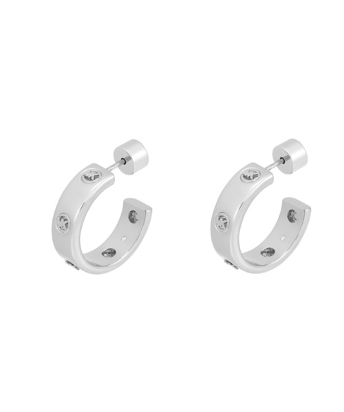 MICHAEL KORS（マイケルコース）の「マイケル・コース アクセサリー レディース ピアス シルバー MKJ8617040（ピアス（両耳用）・レディース・シルバー・FREE）」の2枚目の写真