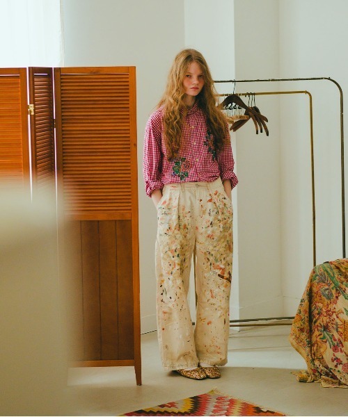 GO TO HOLLYWOOD(ゴートゥーハリウッド)の「Colorful Shirt(シャツ/ブラウス・レディース・レッド/ブルー/ピンク・L/M)」の5枚目の写真