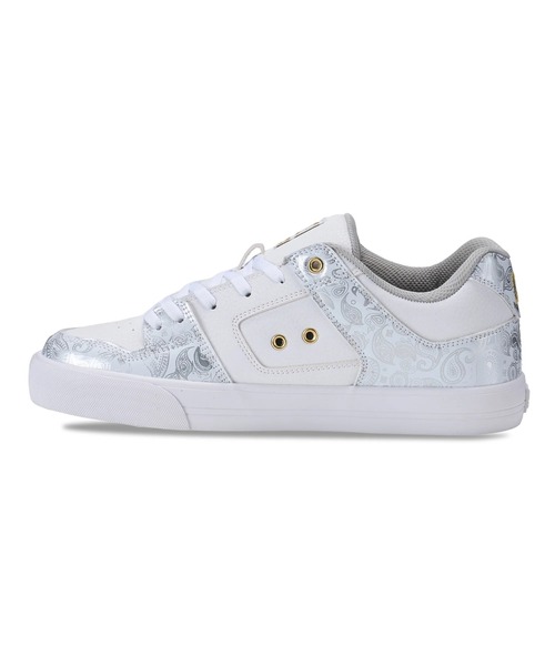 DC SHOES(ディーシーシューズ)の「DC SHOES メンズ PURE SE SN フットウェア スニーカー 【2026年春夏モデル】/DCローカットスニーカー(スニーカー・メンズ・ホワイト系その他/ホワイト×ゴールド・23cm/23.5cm/24cm/25cm/25.5cm/26cm/26.5cm/27cm/27.5cm/28cm/29cm/30cm)」の6枚目の写真