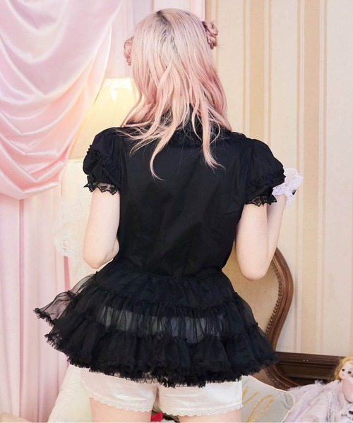 BODYLINE(ボディライン)の「ソフトチュチュパニエ(スカート・レディース・ブラック/ホワイト/オフホワイト・M)」の17枚目の写真