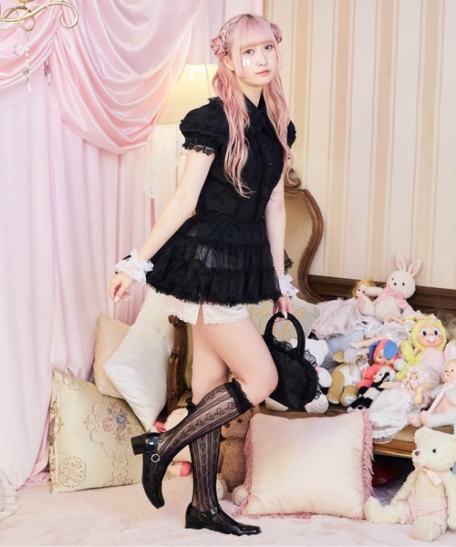 BODYLINE(ボディライン)の「ソフトチュチュパニエ(スカート・レディース・ブラック/ホワイト/オフホワイト・M)」の20枚目の写真