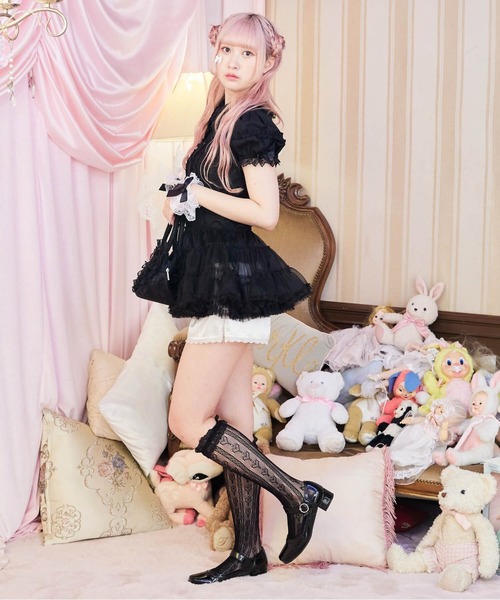 BODYLINE(ボディライン)の「ソフトチュチュパニエ(スカート・レディース・ブラック/ホワイト/オフホワイト・M)」の21枚目の写真